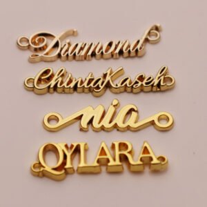 Custom metal clothing labels